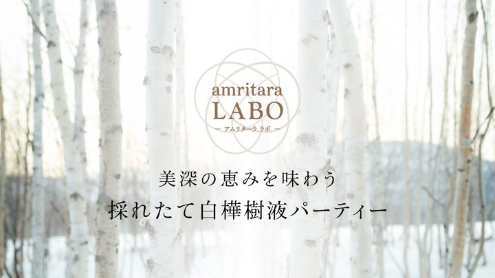 アムリターラLABO「美深の恵みを味わう 採れたて白樺樹液パーティー」イベントレポート